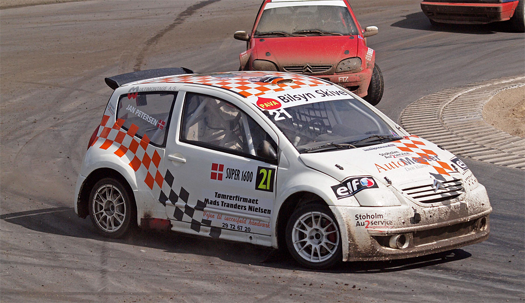 Jan Petersen har testet intenst op til DM-semifinalen i sin Citroën C2 Super 1600
(Foto: Åge Kirketerp Jensen)